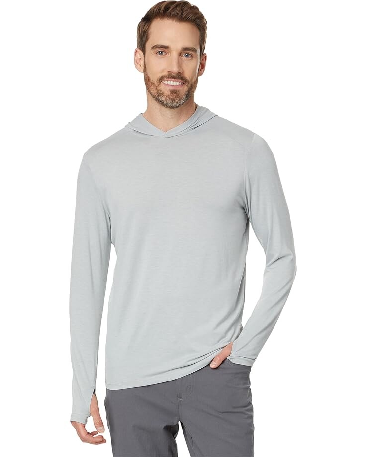 

Худи Free Fly Bamboo Shade Hoodie, цвет Heather Aspen Grey