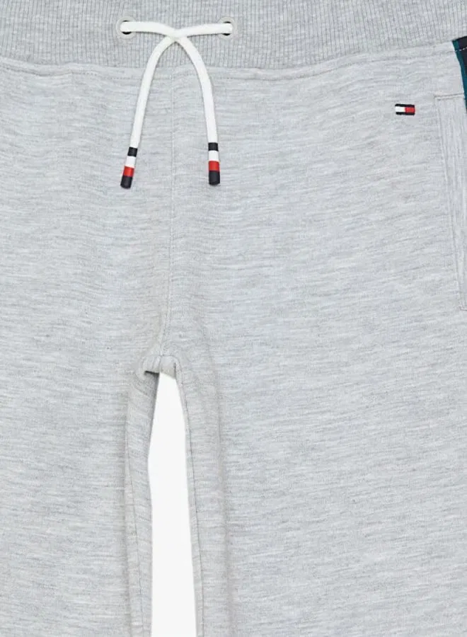 Джоггеры с контрастными полосами по бокам Tommy Hilfiger, серый — фото 3