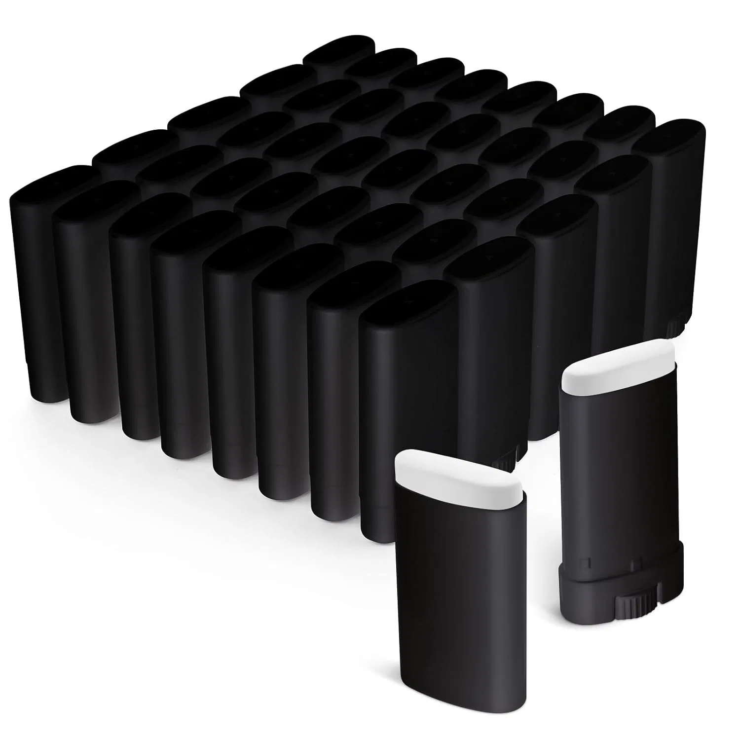 Пустые контейнеры для дезодоранта Wesiti 15мл, 100 шт, Black