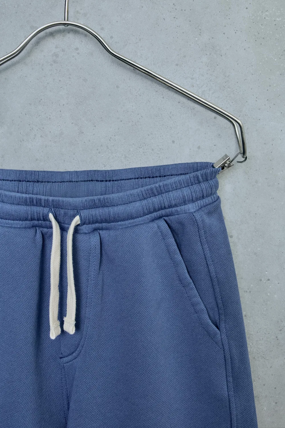 STORIESZ - ПЛЮШЕВЫЕ БЕРМУДСКИЕ ШОРТЫ ZARA, Blue/Steel — фото 3