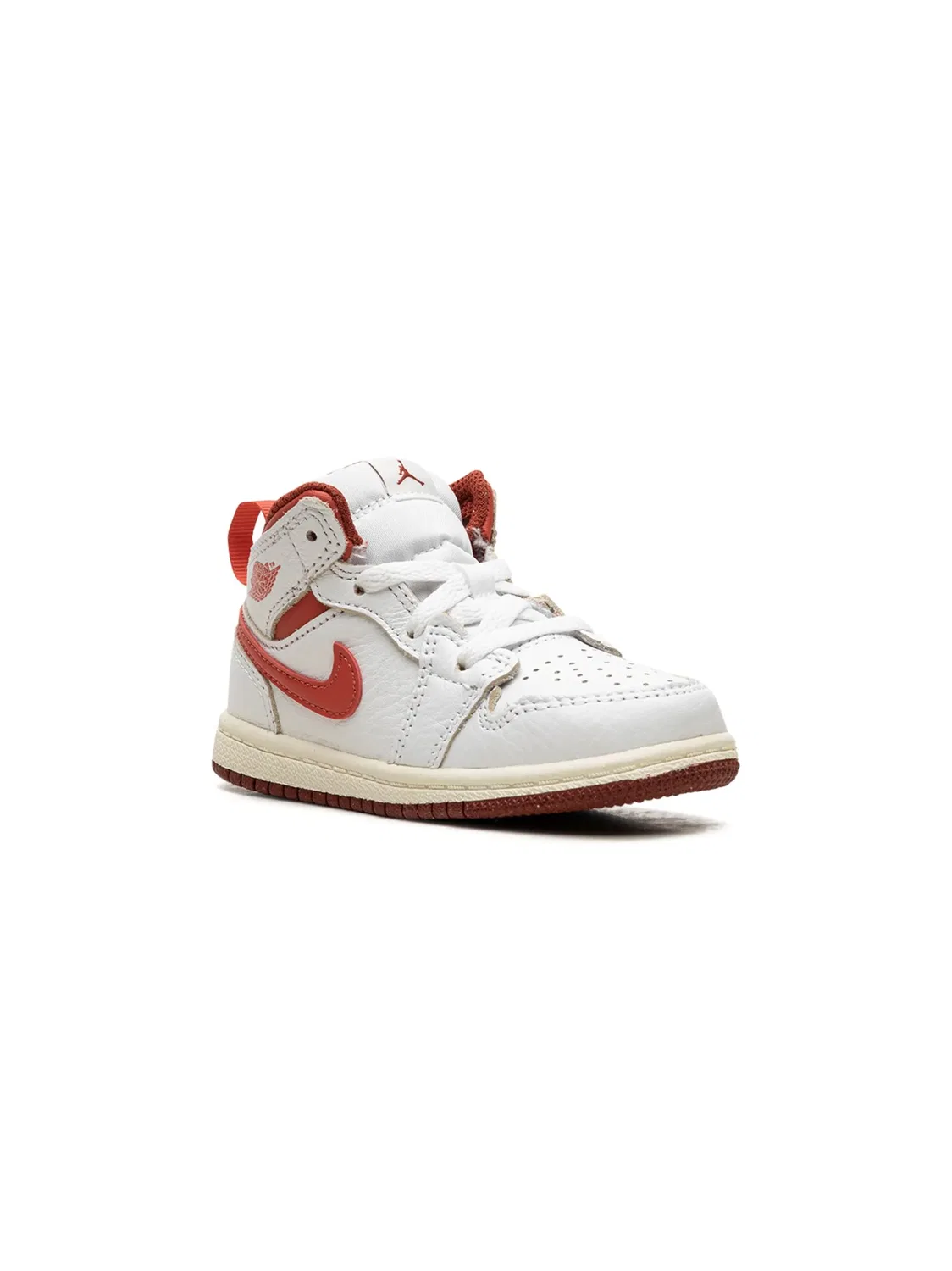 Кроссовки Air Jordan 1 Mid белые, белый