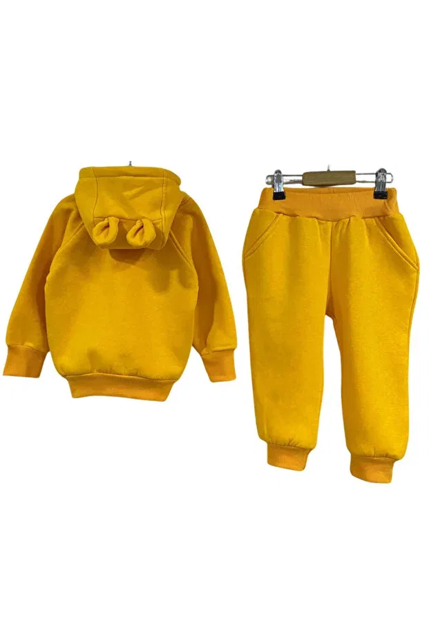 Детский комплект худи и штанов с капюшоном-зайчик Tyyli, Yellow — фото 2