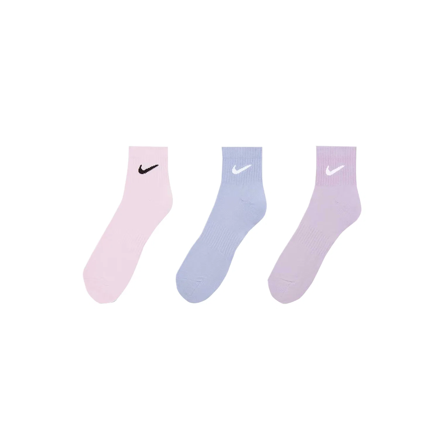 Носки Ankle Socks Nike, Multicolor-3 Pack