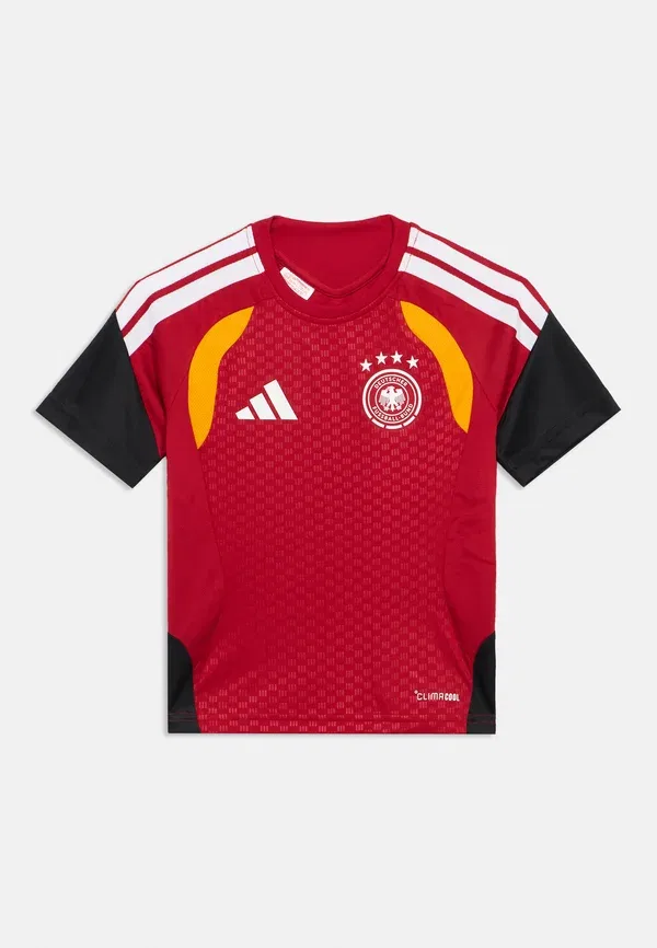 Футболка унисекс для тренировок Germany Tiro Adidas Performance, красный