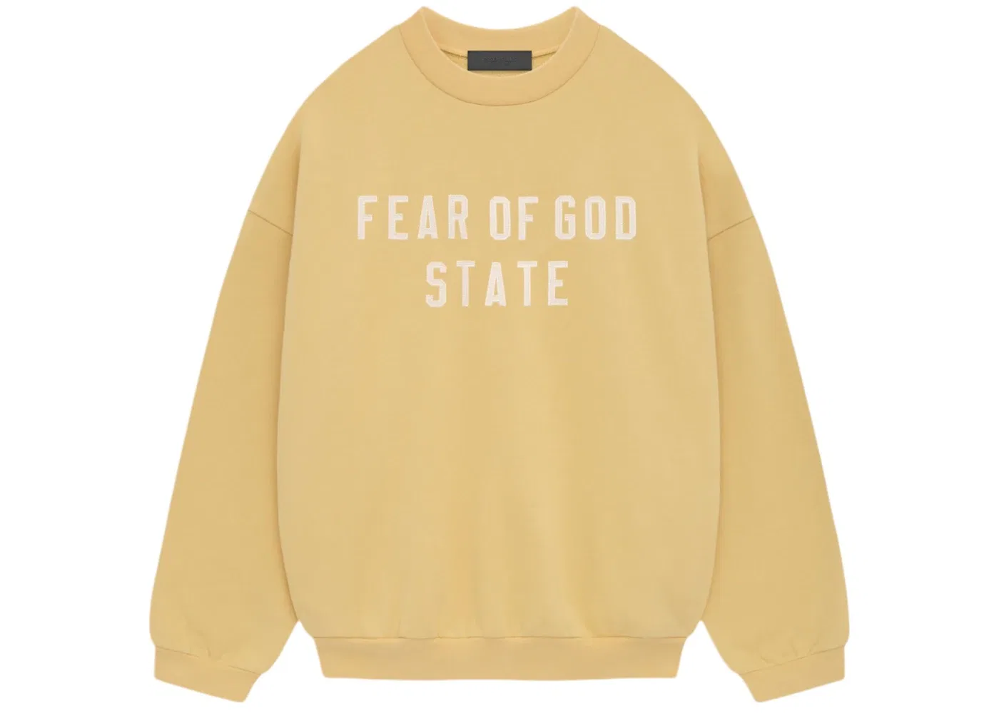 Мужской свитшот из плотного флиса Fear of God Essentials Crewneck, Amber