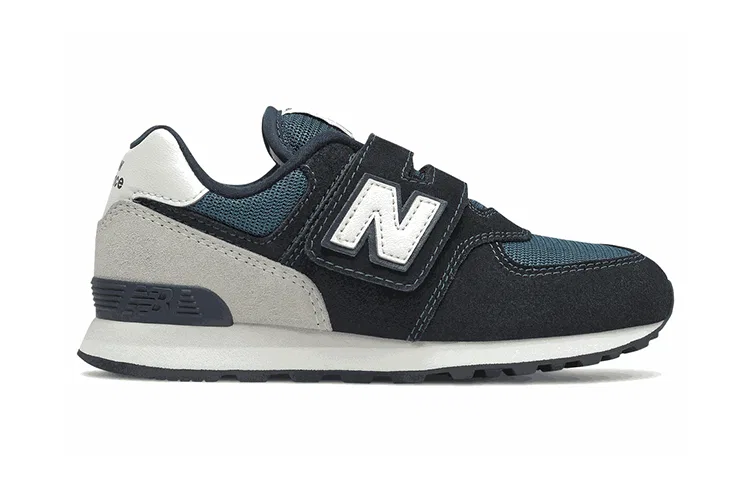 Детские кроссовки с амортизацией NB 574, New Balance, Black Blue — фото 3
