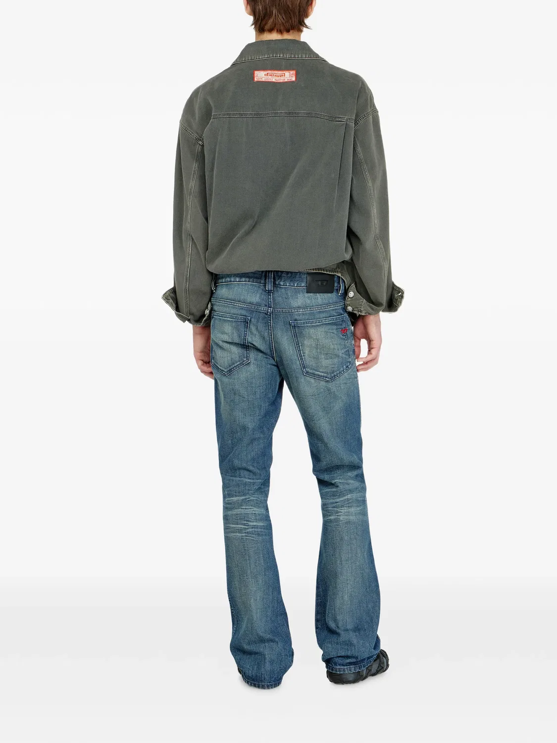 Джинсы bootcut 1998 D-Buck средней посадки Diesel, синий — фото 4