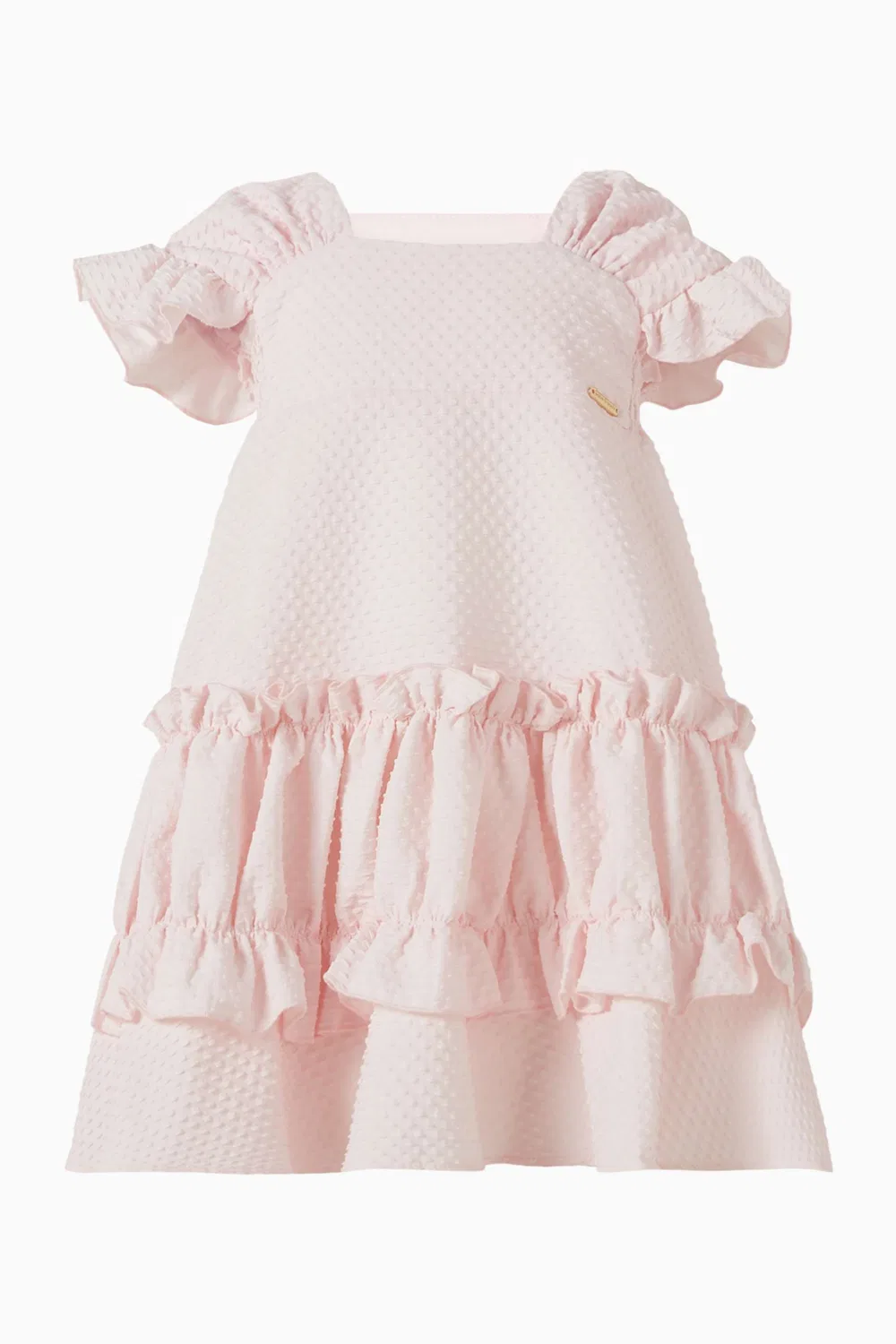 Платье с рюшами Ruched Ruffled Poca & Poca