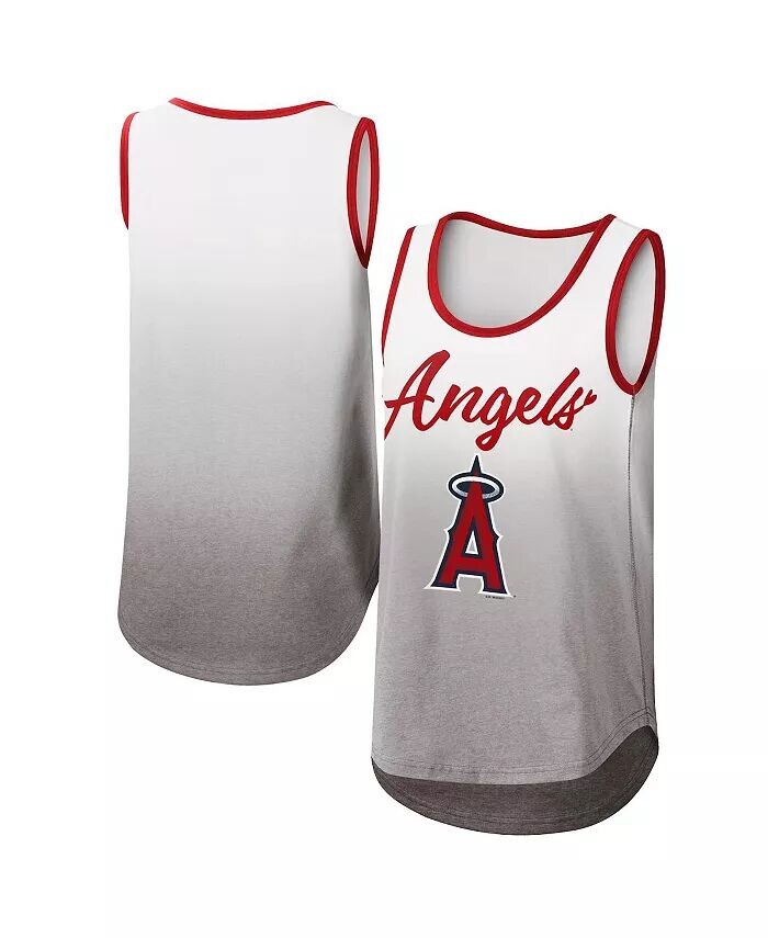 

Женская белая майка с логотипом Los Angeles Angels в честь вернисажа G-Iii 4Her By Carl Banks