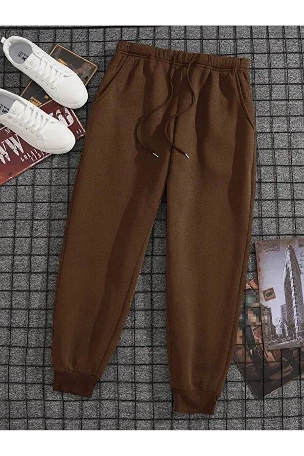 Детские спортивные штаны для девочек с принтом Basics Benroma, Brown