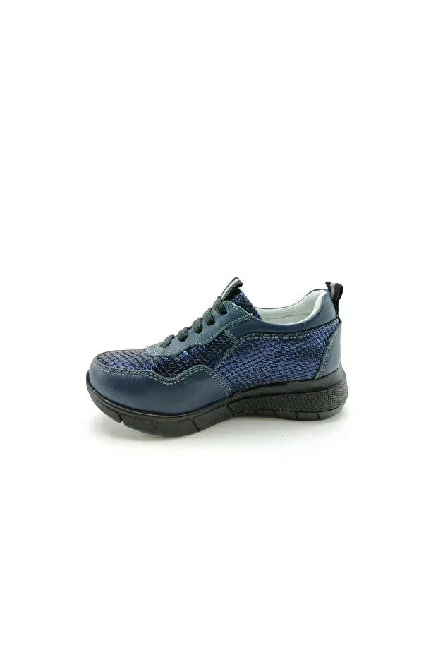 Детские ортопедические кроссовки для девочек Ortoplus, Navy Blue — фото 4