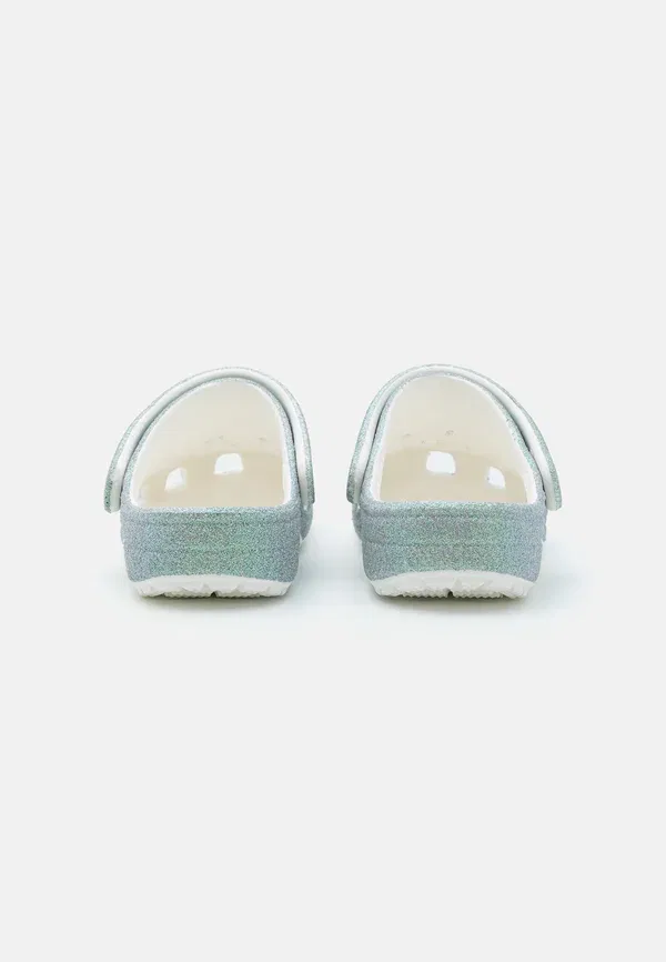 Классические мюли с переливающимся блеском Crocs, белый — фото 3