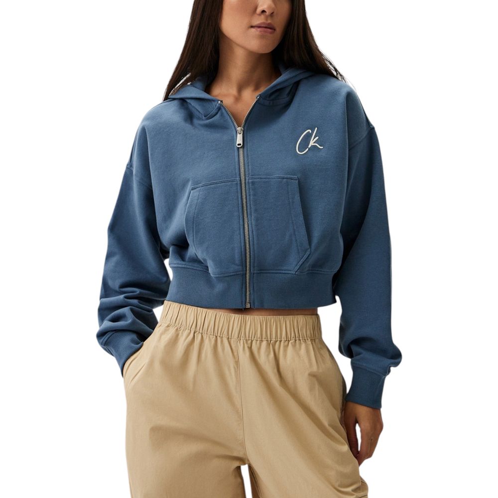 

Свитер из светло-голубого хлопка Calvin Klein Jeans, Light Blue