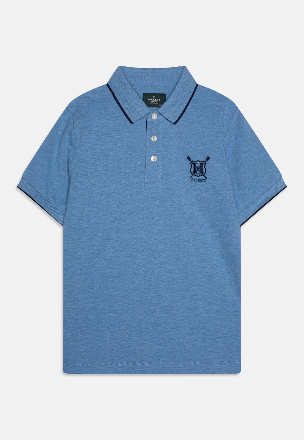 

Поло HERITAGE LOGO Hackett London, светло-голубой