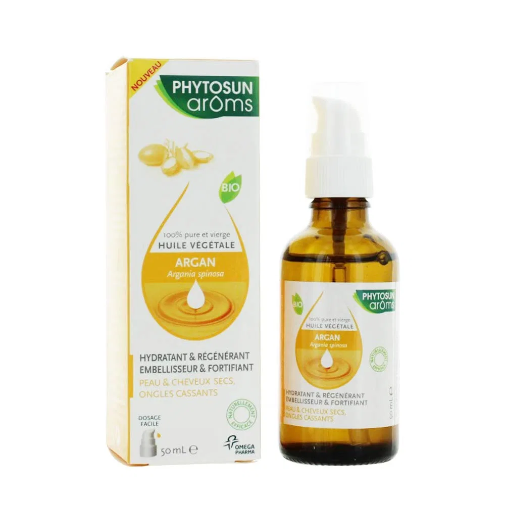Масло для кожи, волос и ногтей Argan Vegetable Oil, PHYTOSUN AROMS, 50 мл
