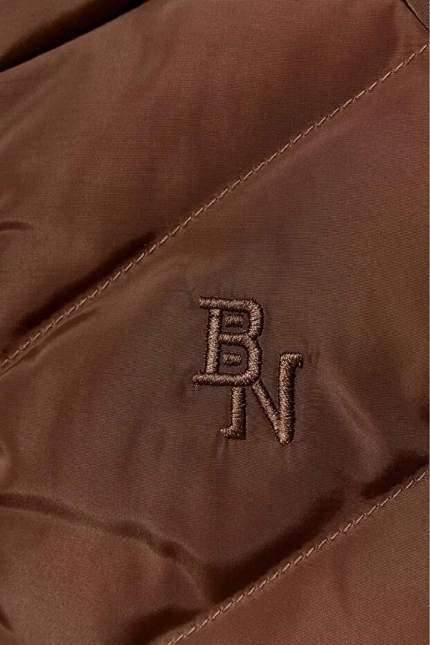 Детское зимнее пальто для мальчиков с капюшоном Benitto Kids, Brown — фото 3