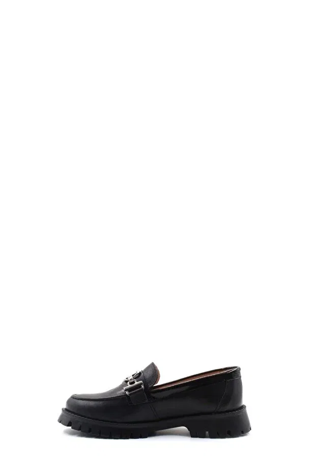 Детские повседневные туфли для мальчиков из натуральной кожи Mirgeshoes, Black — фото 4