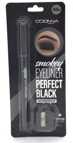 Карандаш для глаз Smokey Eyeliner, D'DONNA, 1 шт., Black