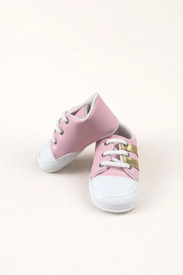 Детские туфли для девочек с принтом Flexible Numix Baby Kids, Pink — фото 4