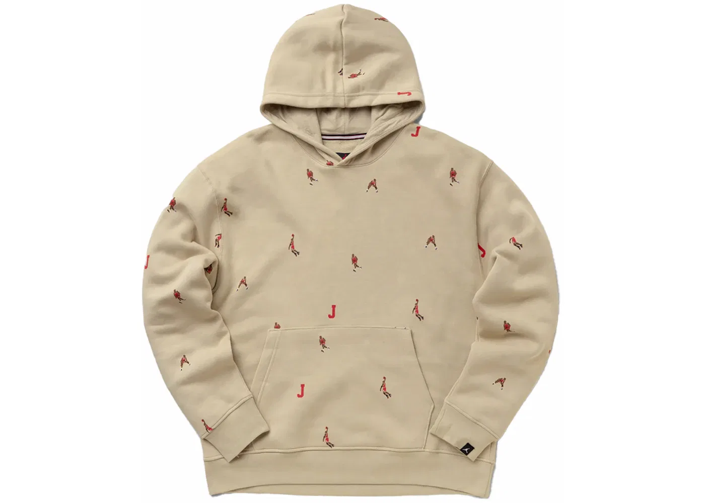 Мужской пуловер с капюшоном на флисе Jumpman Holiday Jordan, Light Brown