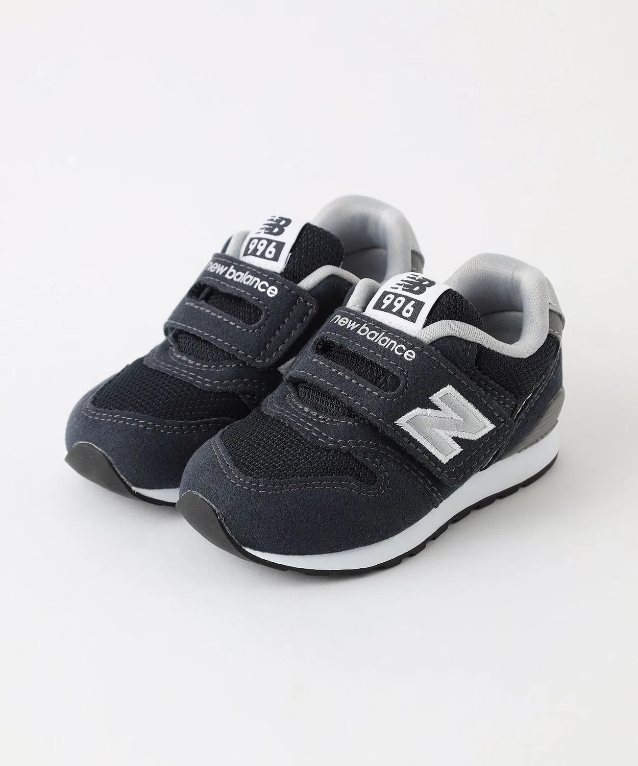 Детские кроссовки с липучкой IZ996 New Balance, Black — фото 2
