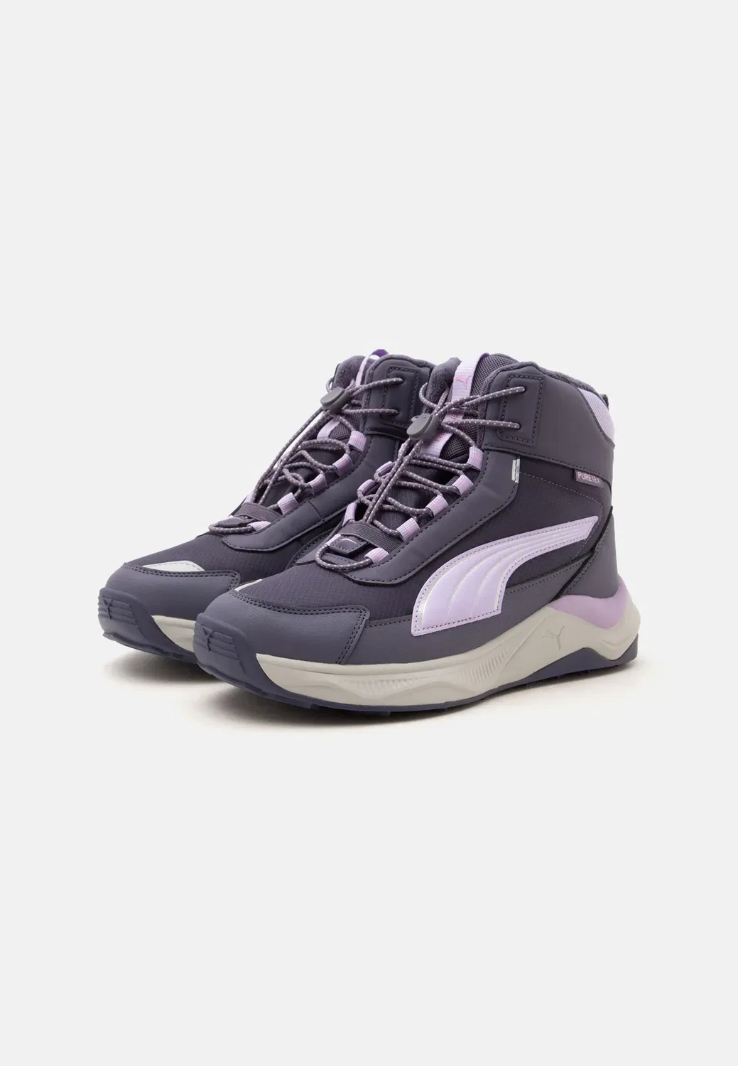 Зимние ботинки Evolve 2.0 Puretex Jr унисекс Puma, Inky Depths/Light Lavender/Silver-Coloured — фото 2
