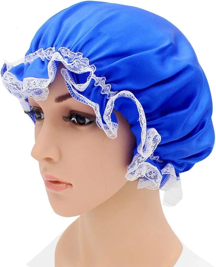 Шапочка для сна из шелка, Gaorui, 200 г, Royal Blue