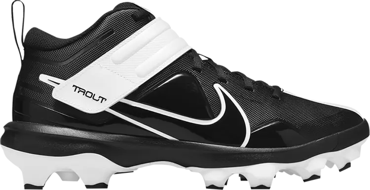 

Бутсы Nike Force Trout 7 Pro MCS Black White, бело-черный