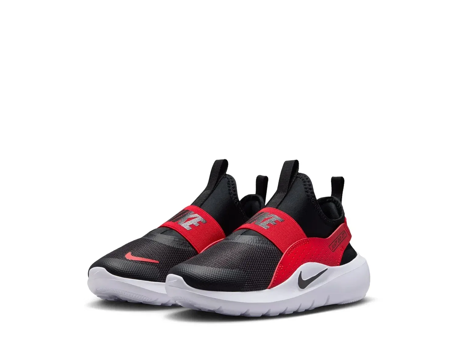 Кроссовки Flex Runner 4 Slip-On, Nike, черный/красный — фото 3