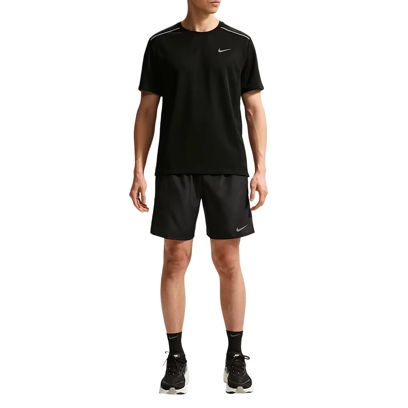 Футболка с защитой от UV Miler Nike, черный — фото 2