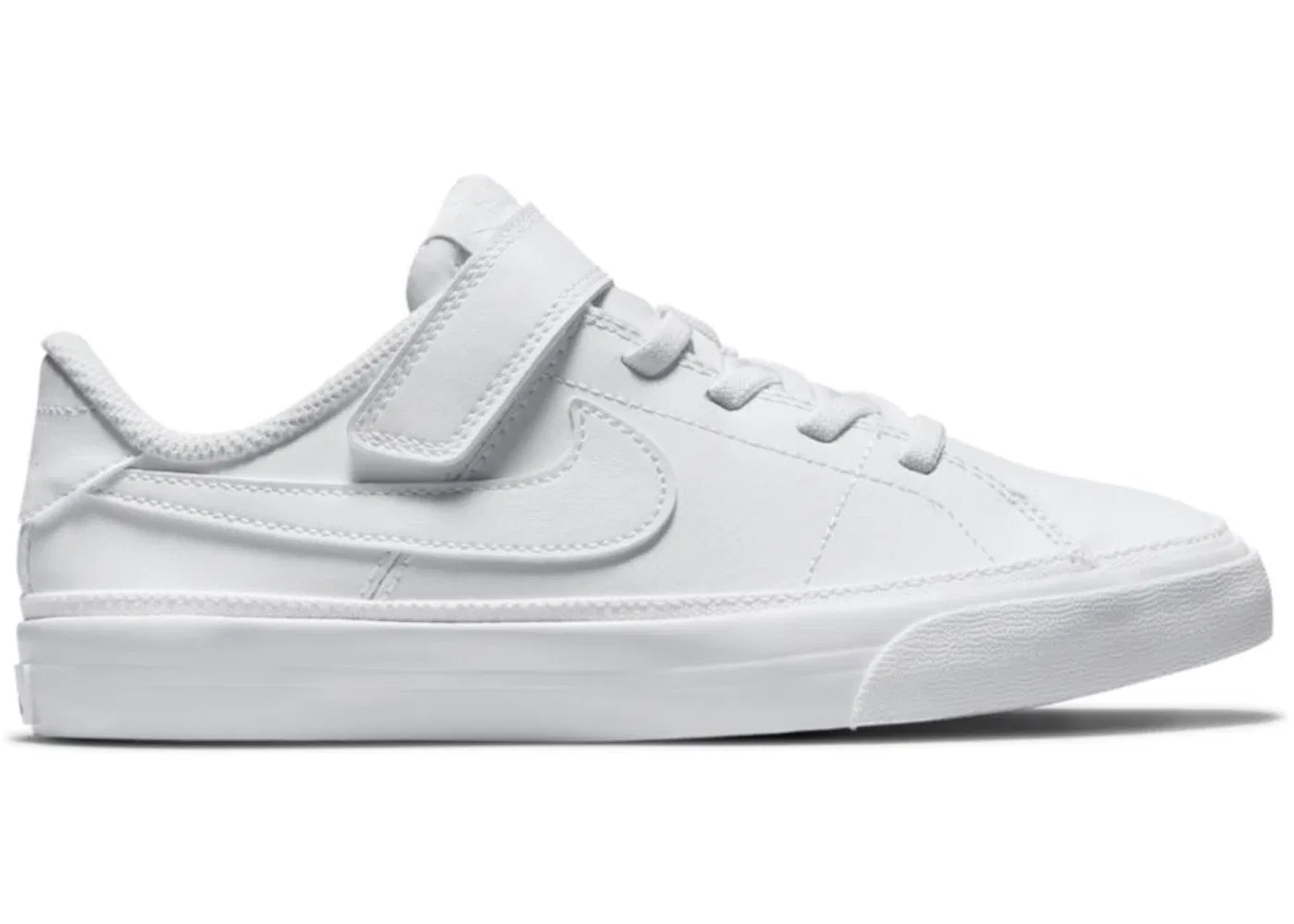 Детские кроссовки с низким профилем Nike Court Legacy, White/White/White