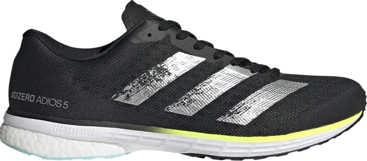 

Кроссовки Adidas Adizero Adios 5 'Black Silver Metallic', черный