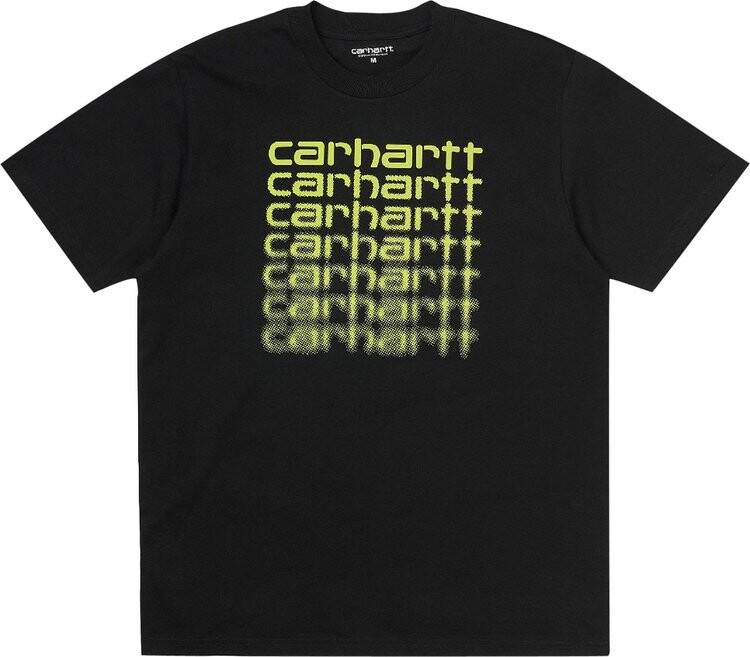 

Футболка Carhartt WIP Short-Sleeve Fading Script T-Shirt 'Black', черный