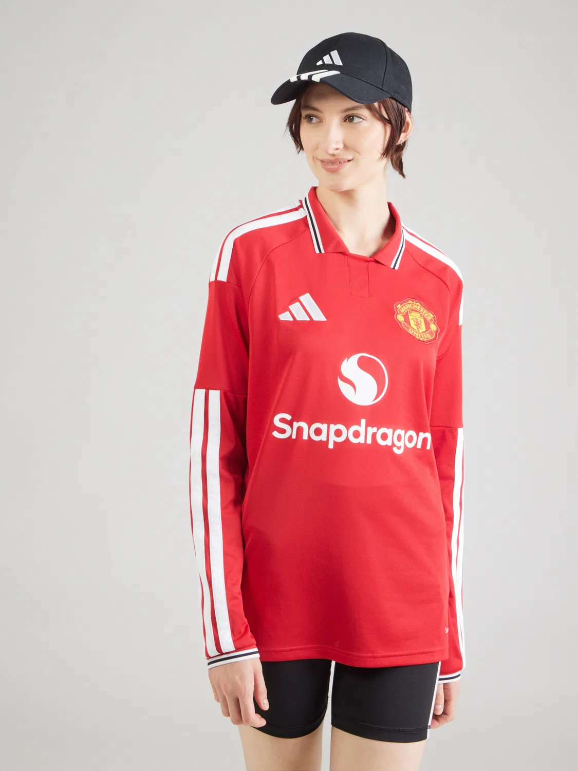 Футболка Adidas Performance Shirt Manchester United 26/27 красного цвета — фото 3