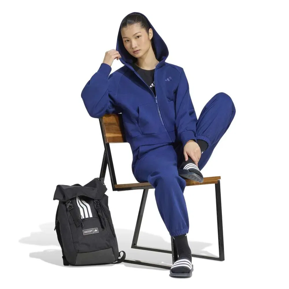 Толстовка с полной застежкой-молнией Small Logo Adidas, синий — фото 4