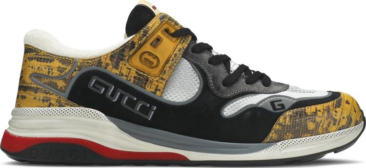 

Кроссовки Gucci Ultrapace Yellow Tejus Printed, желтый