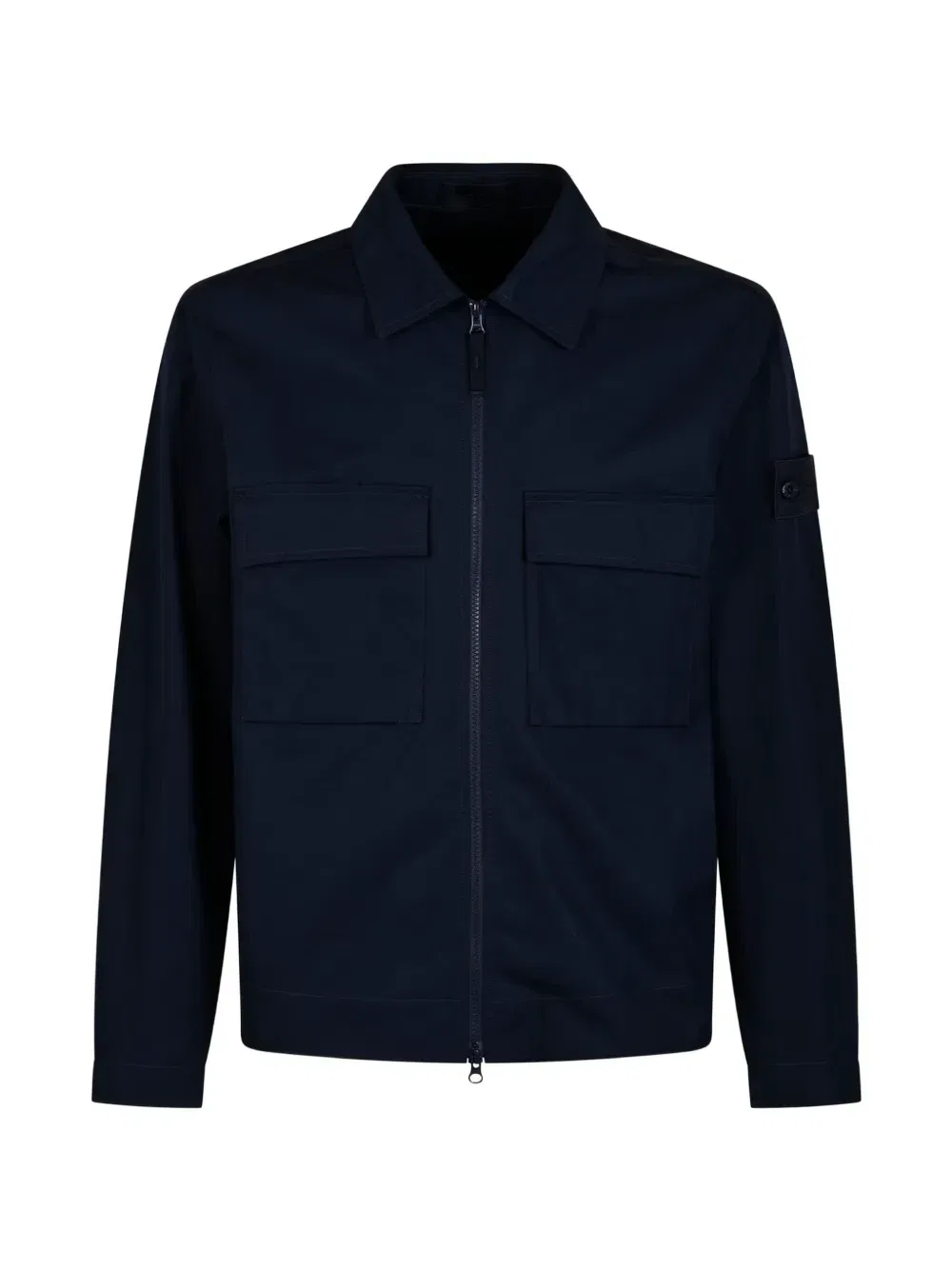 Куртка на молнии с длинными рукавами Stone Island, синий
