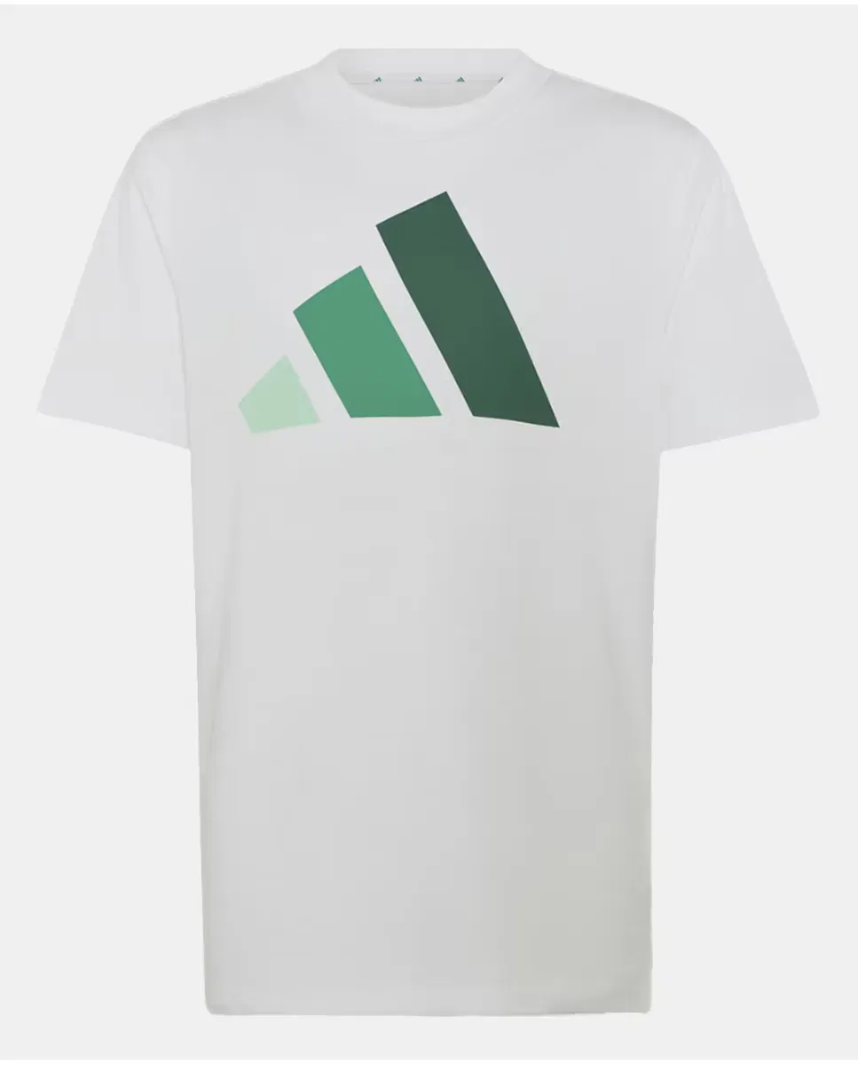 Детская футболка для мальчиков с принтом Essentials adidas, Белый