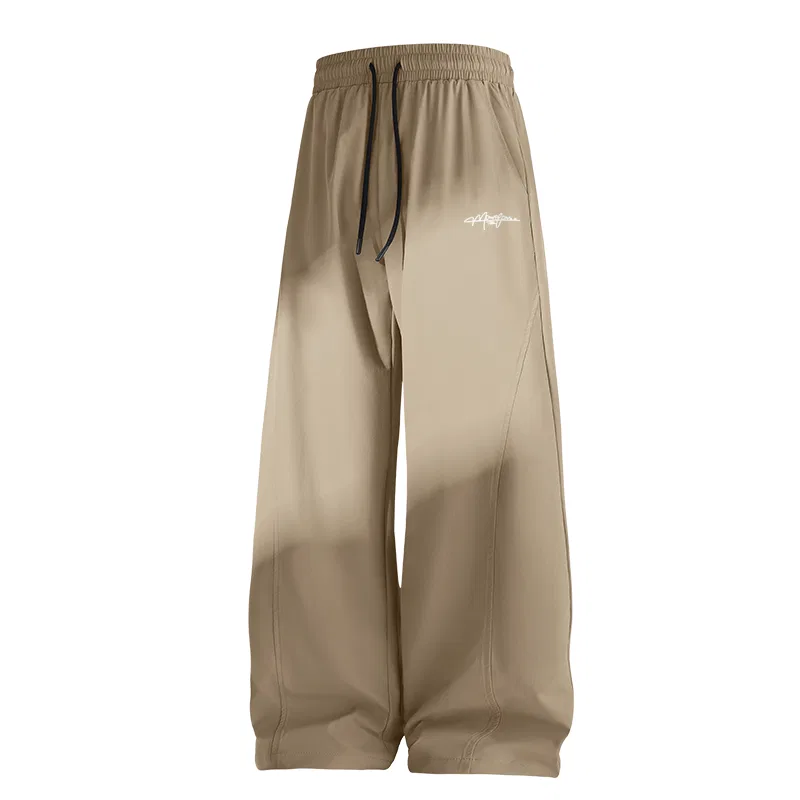 Детские повседневные брюки со средней посадкой и прямым кроем MINISO, Khaki