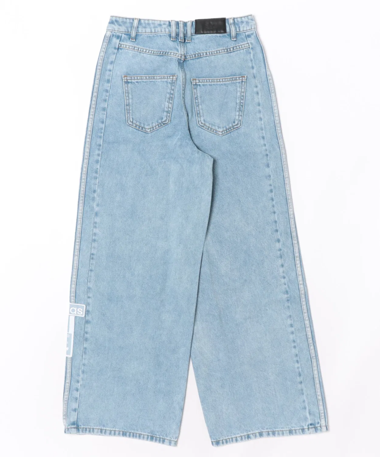 Женские джинсы широкие Adibreak Mid Rise Wide Leg Adidas, Blue — фото 2