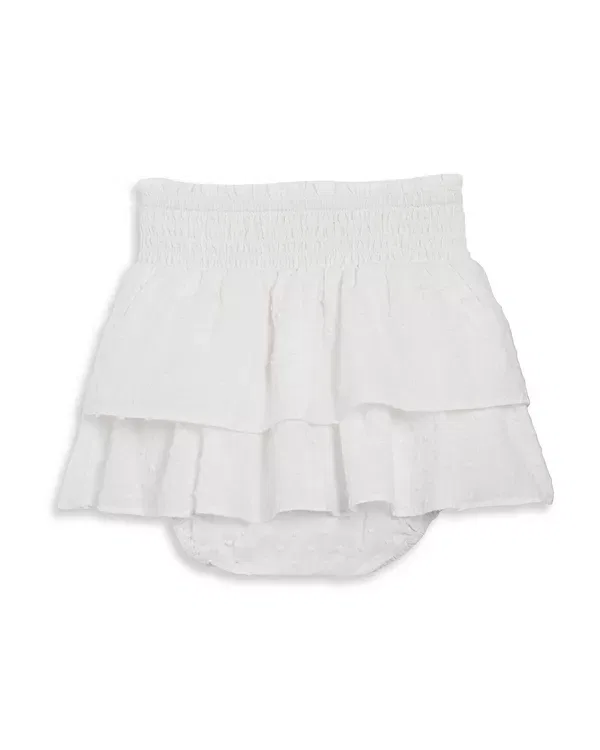 Детские шорты для девочек с рюшами Elizaveta Bloomers LoveShackFancy, Antique White — фото 2