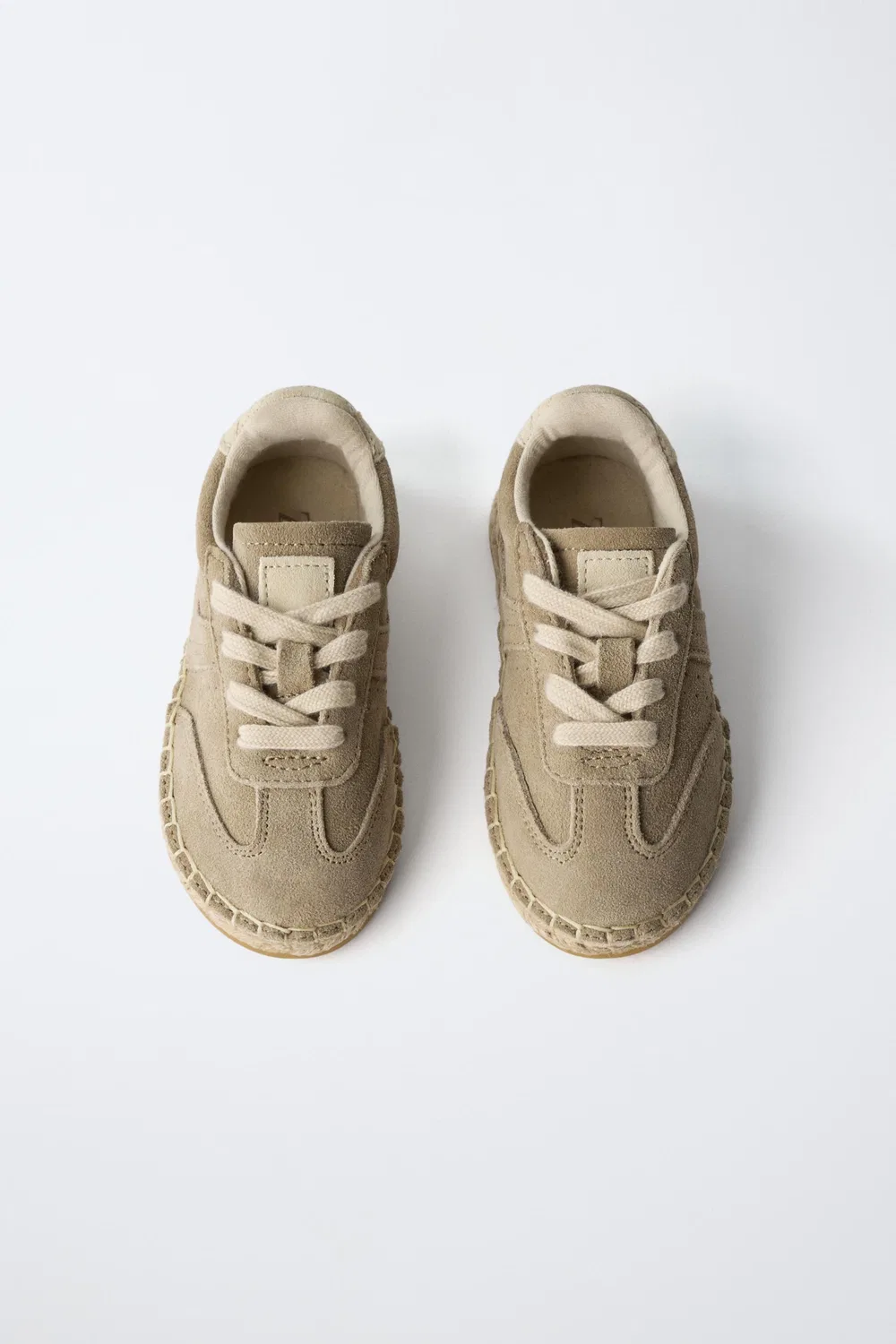 Джутовые кроссовки ZARA, Sand Brown — фото 4