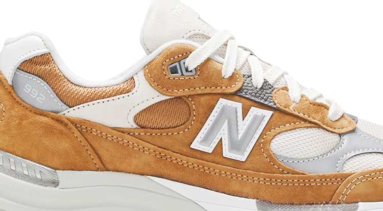 Кроссовки New Balance Packer Shoes x 992 Made in USA 'Workwear Brown', коричневый — фото 3