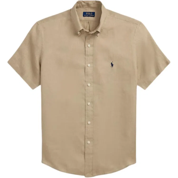 Мужская рубашка с коротким рукавом Khaki Polo Ralph Lauren