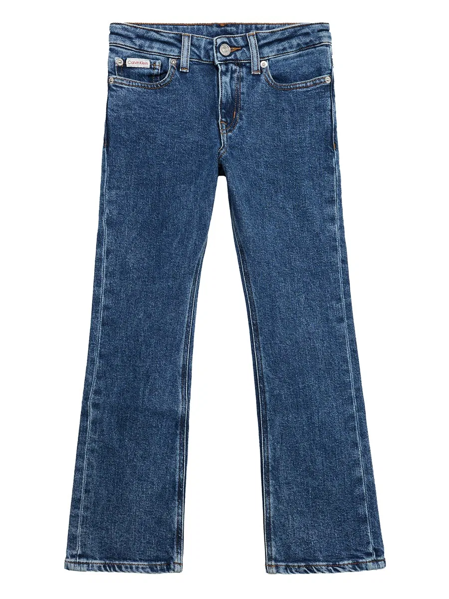 Джинсы-клеш Calvin Klein Jeans синего цвета