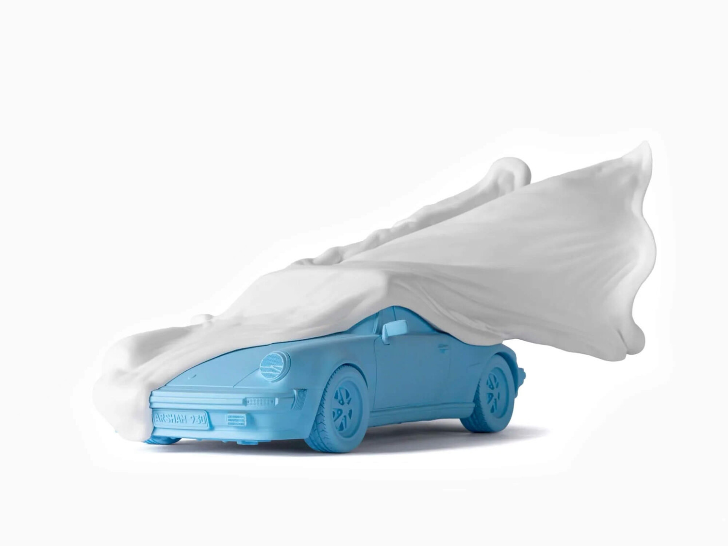

Фигурка Daniel Arsham Veiled Porsche Figure, голубой