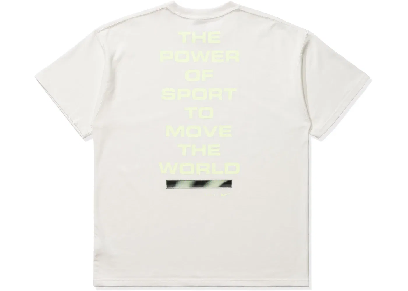 Мужская футболка с принтом Nike x Pigalle, Summit White/Barely Volt — фото 2