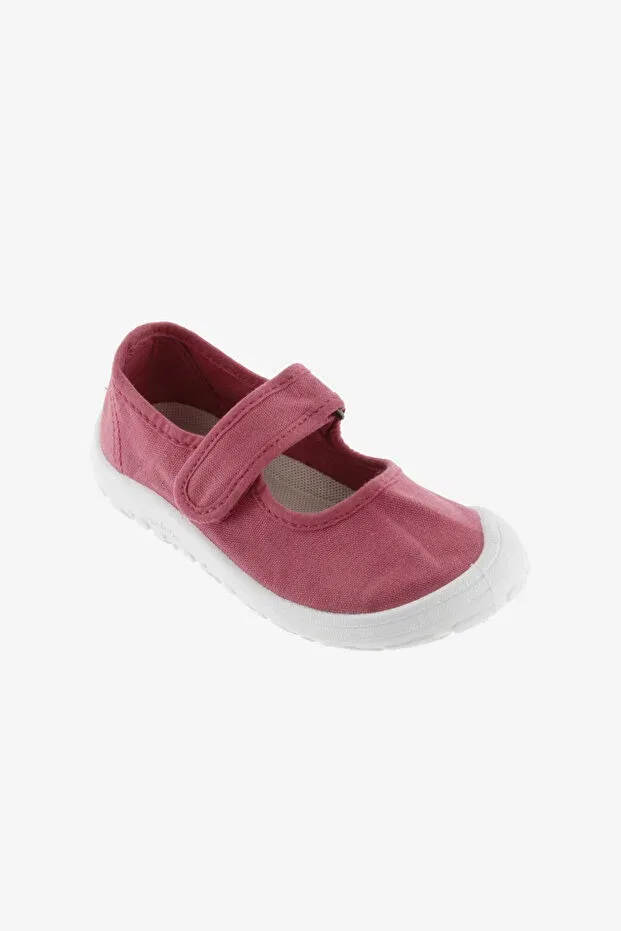 Детские туфли для девочек из кожи с принтом Victoria, 020-Fuchsia — фото 2