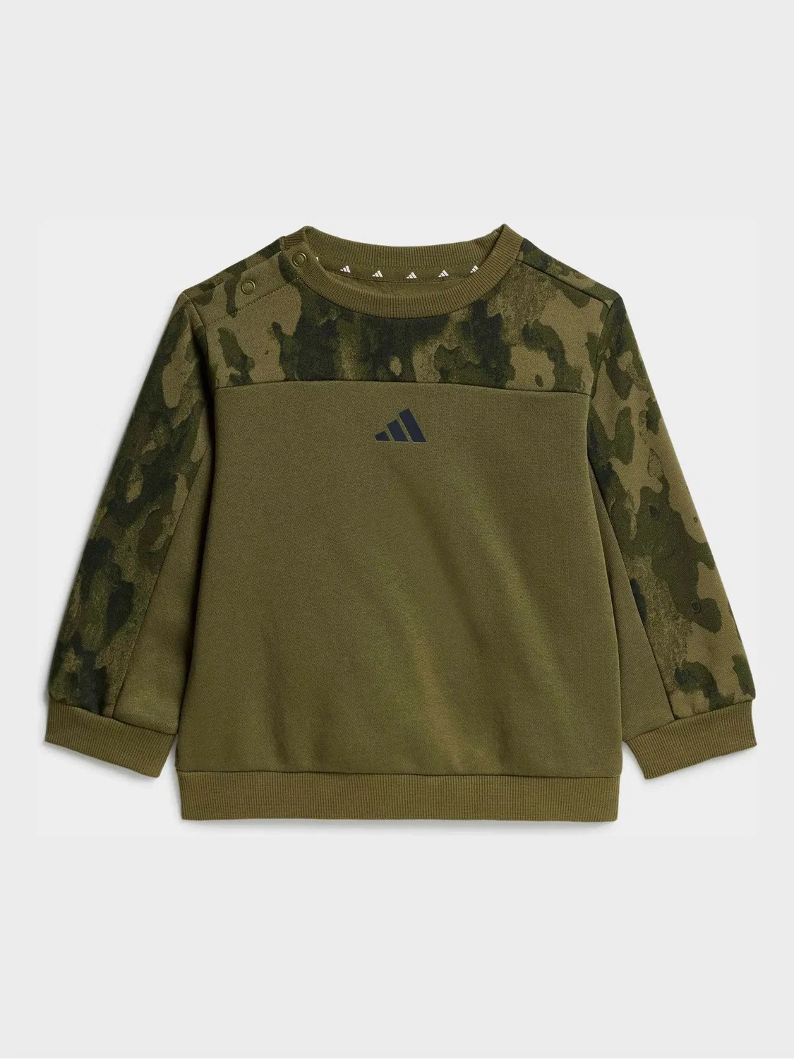 Спортивный костюм adidas Seasonal Essentials Camo, зеленый — фото 2