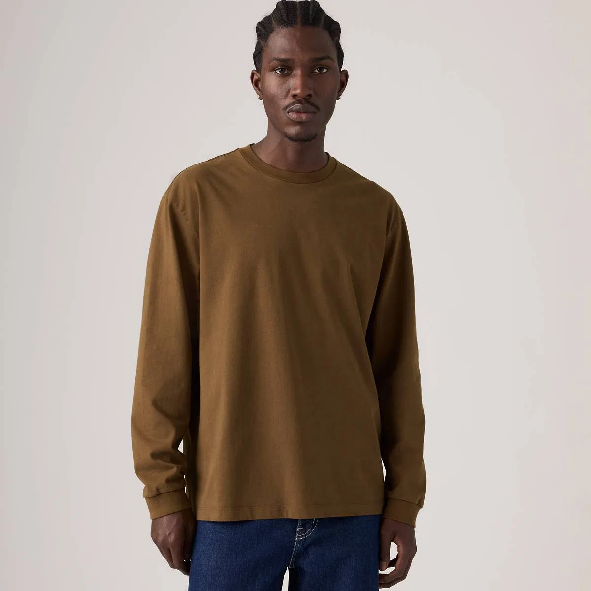 Рабочая футболка с длинными рукавами Levi's, Desert Palm - Brown